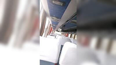 No Pants Underwear on Bus - Cum Shot Amateurs