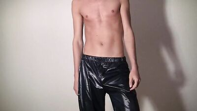 Glanznylon - Shiny Adidas Trackies and Jackets: Straight Boys Solo!