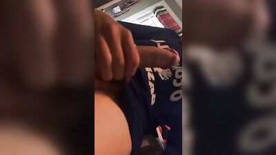 Young And Hung - Amateur Solo Handjob!