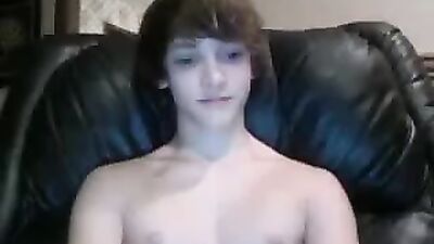 Gay Porn Video: Young & Cute Boy Webcam Wank and Selfsuck!