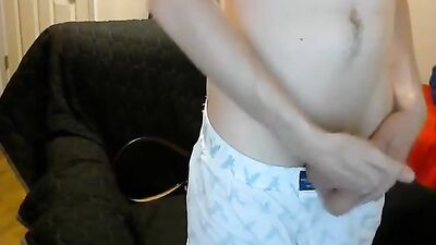 Young and Eager Cumshot - Webcam Solo Handjob