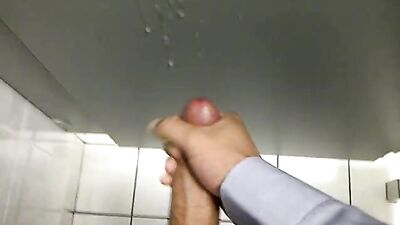 Office Orgasm - Busting a nut in work bogs!