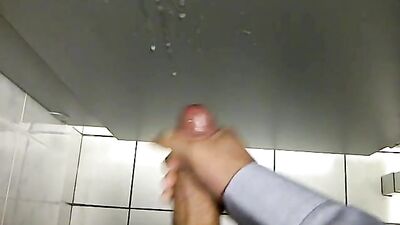 Office Orgasm - Busting a nut in work bogs!