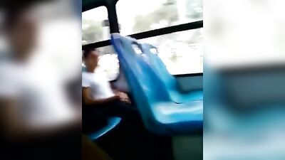 Busy Latino Boy Masturbating in Public!