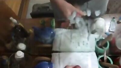 Reflected Cum Shots: Hot Boys Mirror-Shot Orgasm