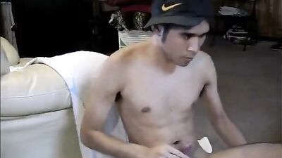 Cum Shots in High Flying Flight: Web-Cam Solo Explosion!