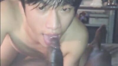Asian-African Relations: Big Cock Oral Explosion