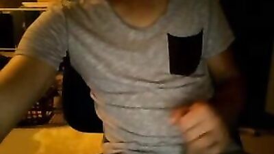 German Webcam Boy - Young Amateur Ass Handjob