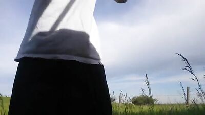 Gay Field Cum - Hot Amateur Outside Shoot! Explore the new wave of gay porn videos with this fresh take on cumming in public!