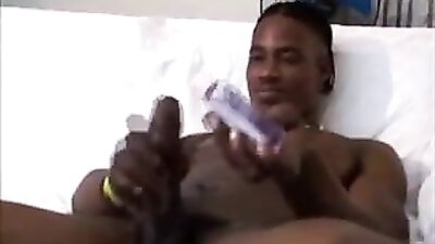 Jamaican Cum Shots - Explosive Amateur Black Gay Sex!