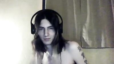 Web-Cam Long Hair Voyeur Ass Play!