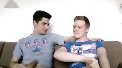 Young USA: Amateur Blond Boys Handjob!