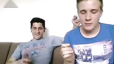 Young USA: Amateur Blond Boys Handjob!