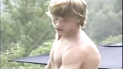 Outdoor Menage à Trois - Bareback Action Group Sex