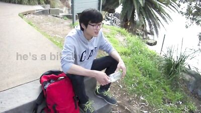 At Nude Beach: Oral Web-Cam Voyeur