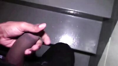 Interracial Rendezvous in the Stairwell: Action Bareback Big Cocks!