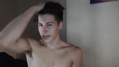 Cumming Hunk Twink: Exploring Bisexual Blond Boys