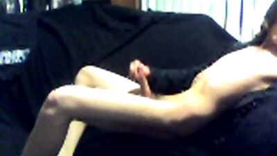 Emo Hoodie Jerks Off - Web-Cam Cum Shots!