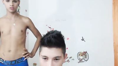 Three-way Bisexual Amateur Group Sex: Two plus One!