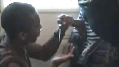 Suck Straight Cock And Draining His Nuts - The Amateur Black Oral Experience