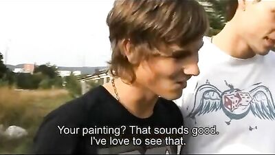 Seducing Czech Twink: Hardcore Bareback Oral Action!