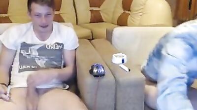 Gangbang Romanian Best Friends Jerk Each Other Cock: Bareback Latino Web-Cam Big Cocks!