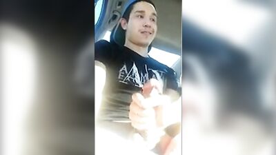 Gay Car Handjob Web-Cam Cum Shots Amature Friend!