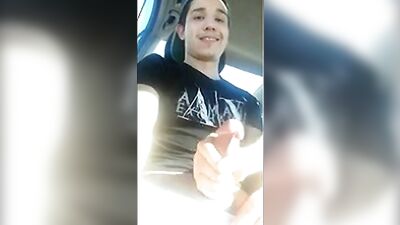 Gay Car Handjob Web-Cam Cum Shots Amature Friend!