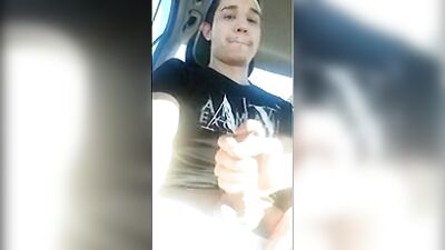 Gay Car Handjob Web-Cam Cum Shots Amature Friend!