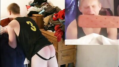 Spanked Muscle Boy Nick18 Gets Down and Dirty