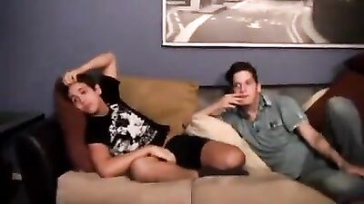 Gay Friends: Action Amateur Cum Shots!