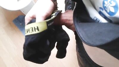 Me Jackin Off In Buddys Boxers: Action Cum Shots Big Cocks!