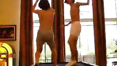 Undies Dance-Up Close and Personal: Web-Cam Fun