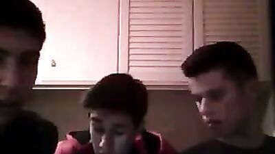 Three Friends Cumming Together: A Gay Porn Masturbation Adventure!