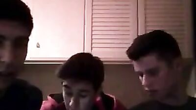 Three Friends Cumming Together: A Gay Porn Masturbation Adventure!