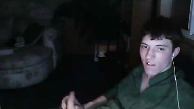 Young Rubbing Solo - Web-Cam Straight Boys