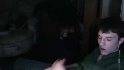 Young Rubbing Solo - Web-Cam Straight Boys
