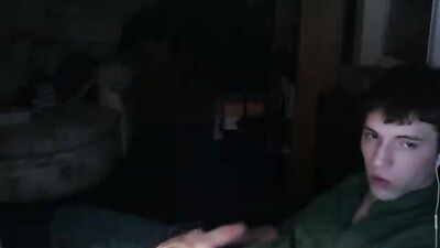 Young Rubbing Solo - Web-Cam Straight Boys