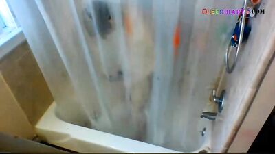 Young Adonis in the Shower: Cum Shots and Handjobs!