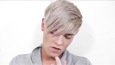 Two Pretty Swimming Boys - Bareback Cum Shots in the Locker Room!