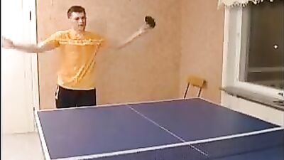 Strip Ping Pong: Action Bareback Group Sex