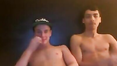 Gay Couple Friends Bedroom Oral Handjob Passionate Adventure