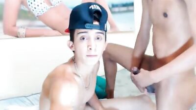 Webcam Frenzy: A Horny Couples Bareback Action!