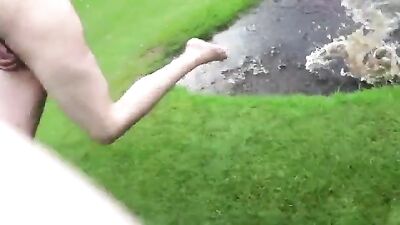 Outdoor Gay Fun: Friends Getting Down and Dirty