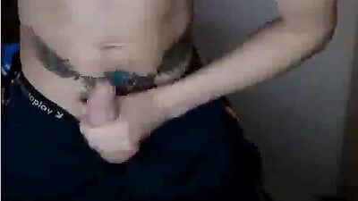 Young Blond Muscled Bodybuilder - Cum Shot & Handjob Passion