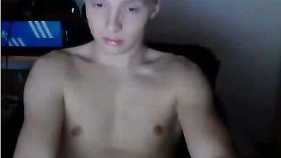 Young Blond Muscled Bodybuilder - Cum Shot & Handjob Passion