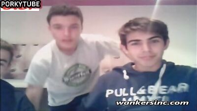 WC college dorm boys gay tube wanking
