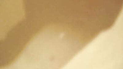 Boy cums on bathroom floor