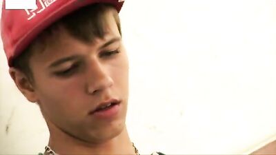 Bluelines Cute Baseball Twink Gay Porn Wank