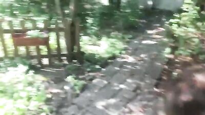 Backyard bareback hookup with dude boys sex